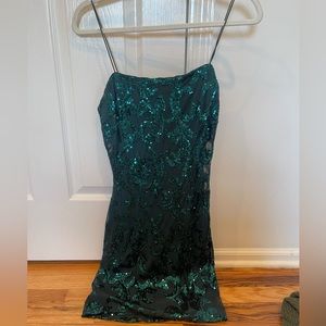windsor green homecoming dress